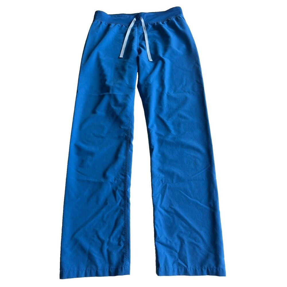 FIGS Livingston Straight Scrub Pants Royal Blue Medium Tall M/T Women’s T21003T